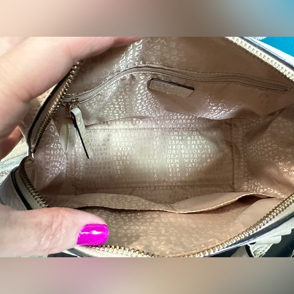 Kate Spade Delaney Perri Lane Bubbles Leather Satchel Shoulder Crossbody - Picture 11 of 16